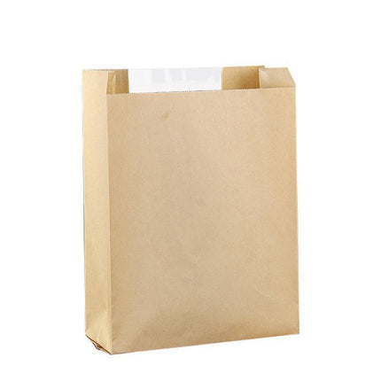 Takeaway Storage Baking Bread Bag Toast Food Packaging Bag Kraft Paper Bag Cowhide - Aimall