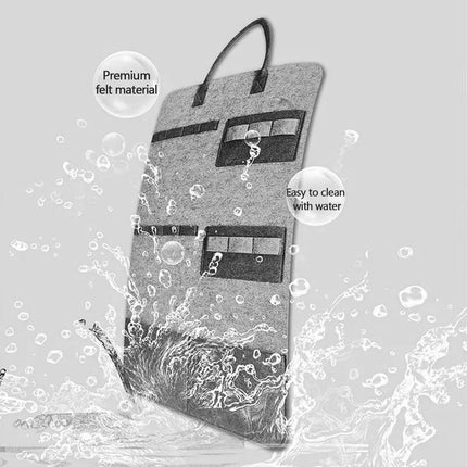 Large Capacity Cat Stick Cat Toy Storage Bag Hanging Felt Pet Supplies Organizer