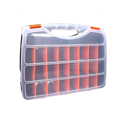 Clear Plastic Storage Box Multi Compartment Organizer for Small Parts Beads