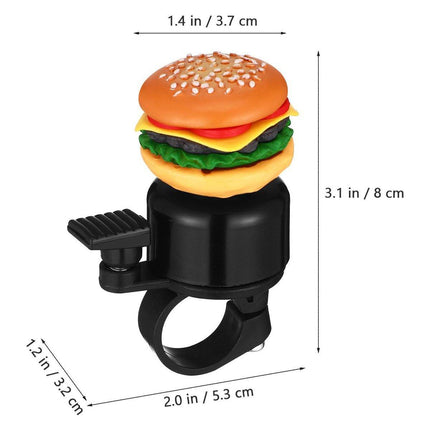 Food Design Bike Bell Loud Ring Decorative Bicycle Accessories Kids