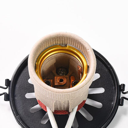 Reptile Ceramic Heat Lamp with Anti-hot Cage Light Holder Switch Set Brooder Pet - Aimall