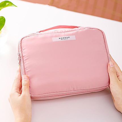 Travel Cosmetic Storage Makeup Bag Toiletry Wash Organizer Waterproof Portable S Size - Aimall