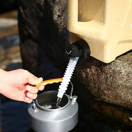 12L Portable Outdoor Camping Water Storage Bucket Tank for Pure Drinking Water
