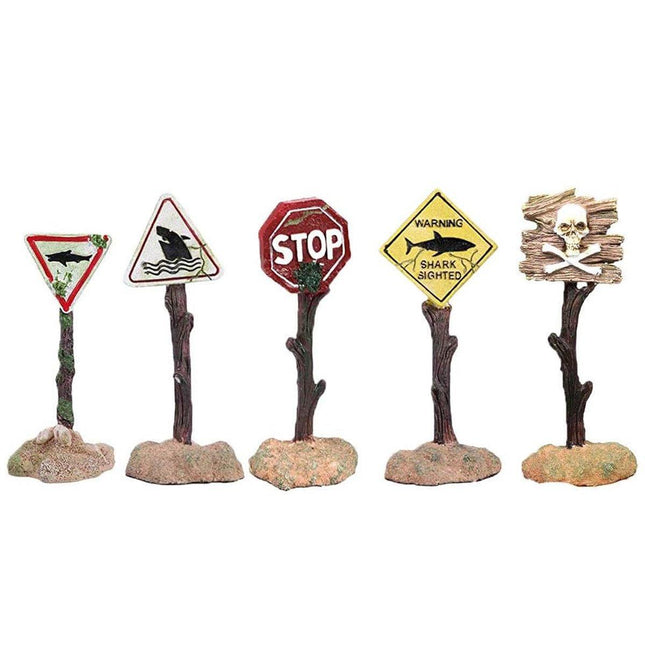 Fish Tank Aquarium Decorations Cartoon Resin Ornaments Hiding House Coral Mark