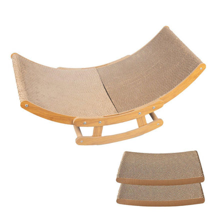 Premium Cat Scratching Board Bed Corrugated Paper Durable All Seasons Cat Toy
