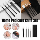 Home Pedicure Knife Set for Callus Removal Dead Skin Peeler Tool with 4 Blades