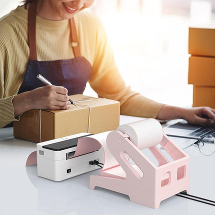 Pink Label Paper Holder Organizer Stand for Office Desk Shelf Storage Solution
