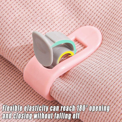 10/20pcs Quilt Retainer Cover Clips Invisible Needle-Free Thumb Buckle Bedding