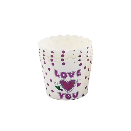 500pcs Colorful Cupcake Muffin Baking Cups Greaseproof Nonstick Paper Liners