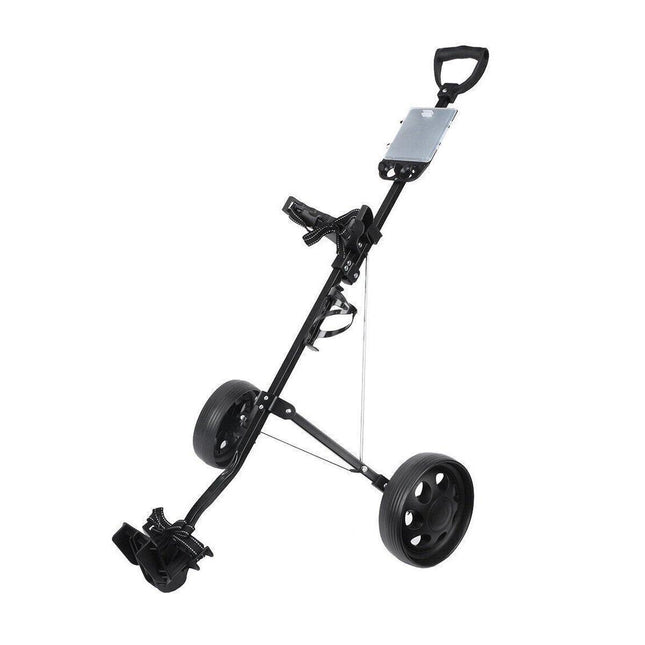 Foldable Aluminum Golf Push Pull Trolley Cart Lightweight Buggy for Easy Transport