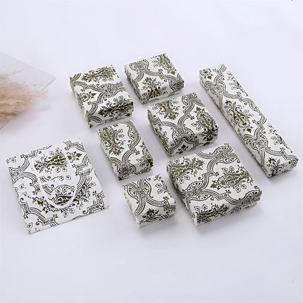 20pcs Ring Earring Gift Boxes Small Jewelry Packaging Storage Case Organiser