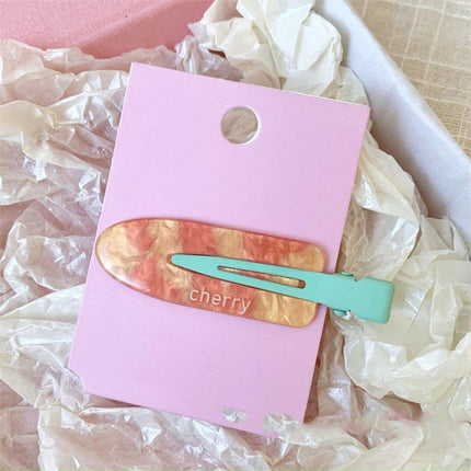 2PCS Juice Series Hair Clip Makeup Hair Accessories Colourful Hair Barrettes