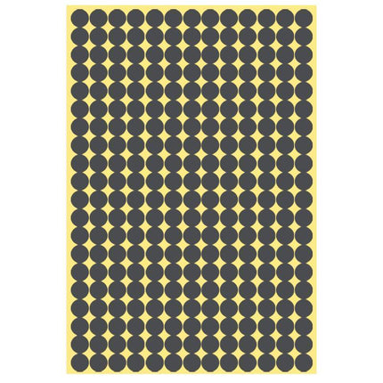 8/13/25/50mm Colour Sticker Dots Adhesive Round Labels Circular Scrapbooking Grey - Aimall
