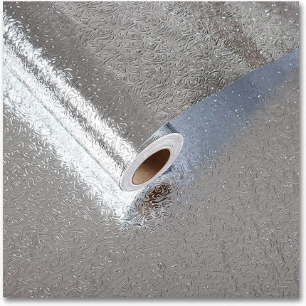 Waterproof Oil Proof Aluminum Foil Sticker Self Adhesive Kitchen Wallpapers AU - Aimall