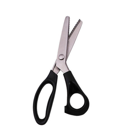 Dressmaking Pinking Shears Crafts Zig Zag Cut Serrated Scissors Serrated Fabric - Aimall