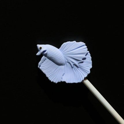 Fish Teaser Stick Interactive Training Pen Toy for Fish Tank Fun and Engagement