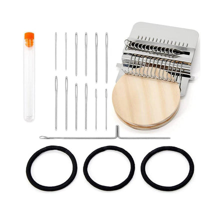 Mini Loom Speedweve Weaving Tools 14 Hooks Darning Machine Handmade Craft