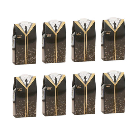 100pcs Graduation Cap Gift Boxes Paper Bachelor Party Favor Packaging Boxes