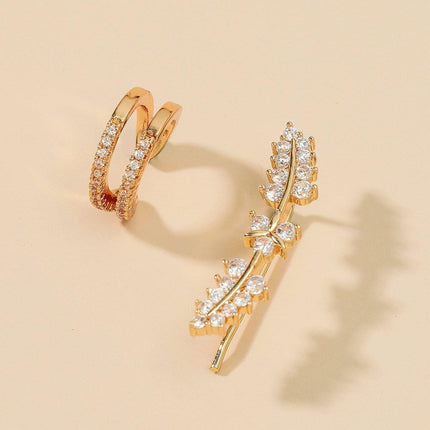 Simple Ear Clips No Piercing Stud Earrings Set Non Pierced Fashion Jewellery