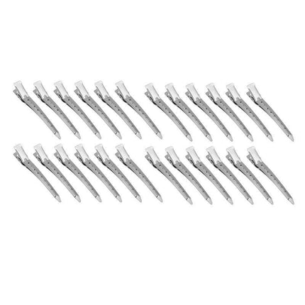 6-54X 9cm Hairdressing Sectioning Hair Clips Duck Bill Hairpin Salon Metal Curl Clips - Aimall