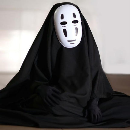 Adult Spirited Away No Face Male Cosplay Costume Mask Halloween Xmas Party Suit AU