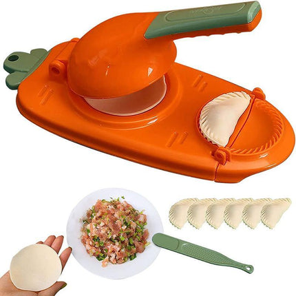 2in1 Dumpling Skin Chapati Maker Press Machine Wrapper Mould Handle Tools Pastry - Aimall