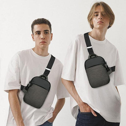 Sports Chest Bag Crossbody Backpack Mini Fashion Satchel for Outdoor Travel