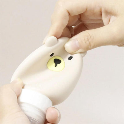 3pcs Silicone Travel Dispenser Bottles Portable Travel Size Storage Containers