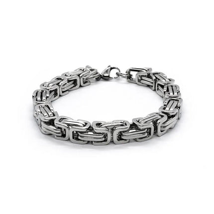 Chic Titanium Steel Masculine Bracelet Lobster Claw Buckle for Men & Boys - Aimall