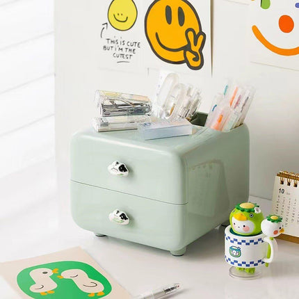 Multifunctional Desktop Organizer Storage Drawer Box for Office and Study Desks