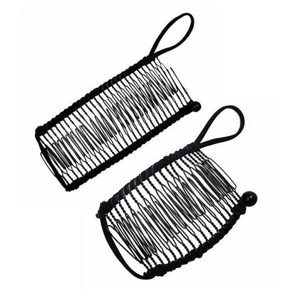 Vintage Banana Hair Clip Christmas Hair Claw Accessory Stretchable Banana Comb - Aimall