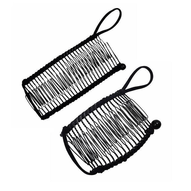 Vintage Banana Hair Clip Christmas Hair Claw Accessory Stretchable Banana Comb - Aimall