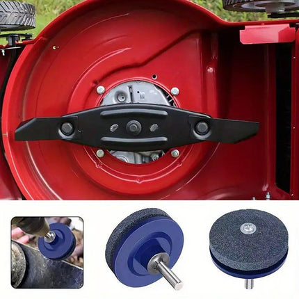 5PCS Lawn Mower Blade Sharpener Wind Powered Balancer Hardware Sharpening Tool