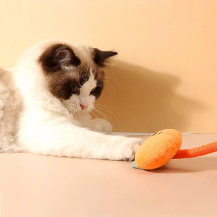 Bite String Tease Cat Stick Doll Catnip Toy for Kittens Grinding Teeth Pet