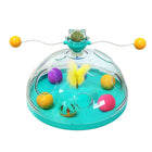 Interactive Windmill Cat Teaser Toy Treasure Box with Stick Fun Play for Pets