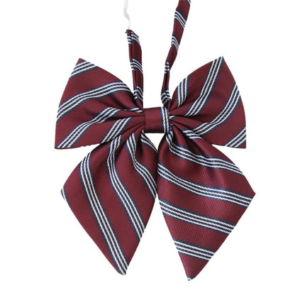 For Women School Uniform Checkered Lovely Sailor Style JK Japanese Collar BowTie - Aimall
