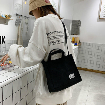 6 Colours Women Corduroy Small Square Shoulder Bag Fashion Crossbody Tote