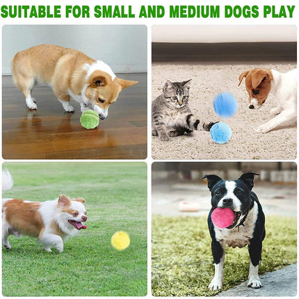 Automatic Magic Roller Ball Toy for Dogs Cats Pet Active Electric Rolling Toys - Aimall