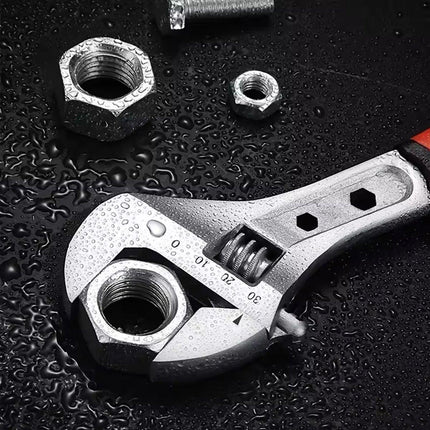 8inch 10inch 12inch Durable Chrome Vanadium Steel Rubberized Grip Adjustable Wrench