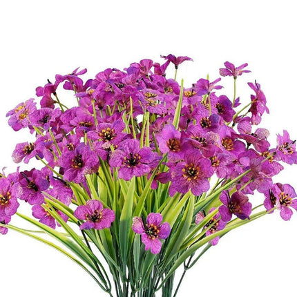 12pcs Artificial Flowers Set for Home Decor Wedding Party Fake Floral Decor
