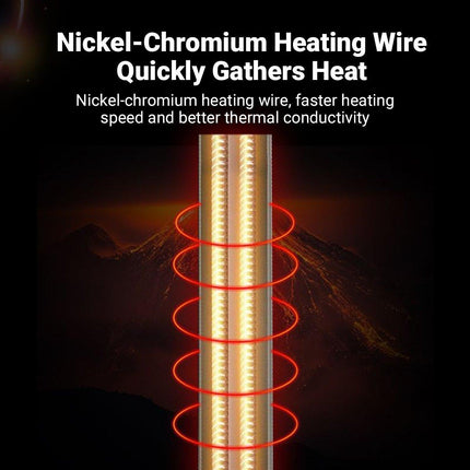 4Power Level Stainless Steel Aquarium Heater Energy Saving Fish Tank Heating Rod