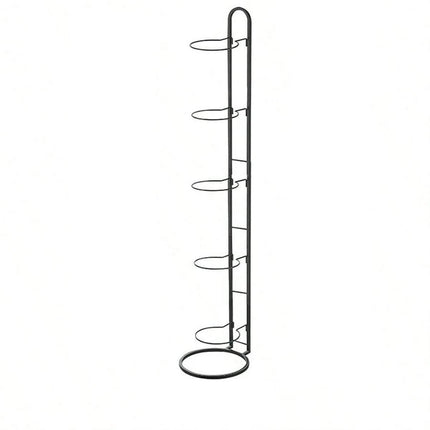 5 Tiers Basketball Storage Rack Football Sport Equipment Organizer Display Stand