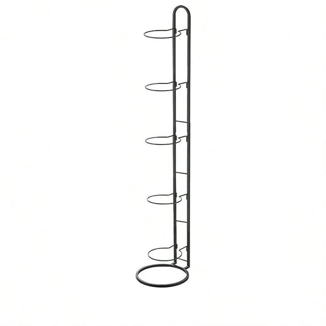 5 Tiers Basketball Storage Rack Football Sport Equipment Organizer Display Stand