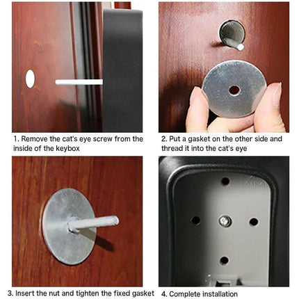 Combination Key Box with Combination Lock for Home Office Security Storage