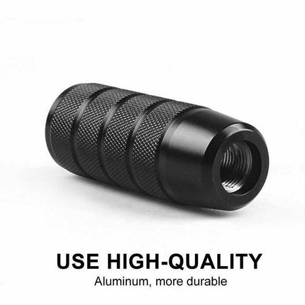 Manual Aluminum Car Gear Stick Shift Knobs Black Shifter Knob Lever Universal - Aimall