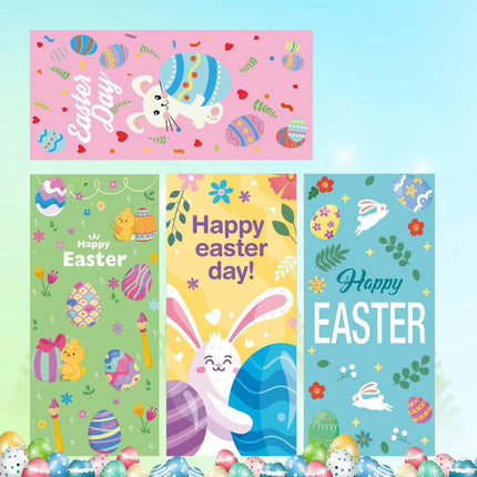150pcs Easter Candy Gift Bags Party Favour Flat Pouches Holiday Treat Bags