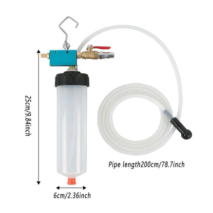 300cc Pneumatic Brake Fluid Replacement Tool Automotive Brake Fluid Changer Kit