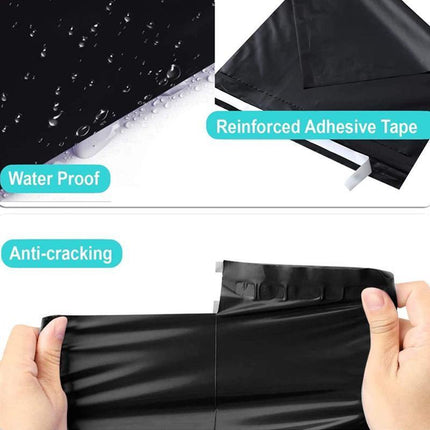 50PCS 5 Sizes Garment Bags Premium Grey Eco Friendly Postal Mailing Packing Bag - Aimall