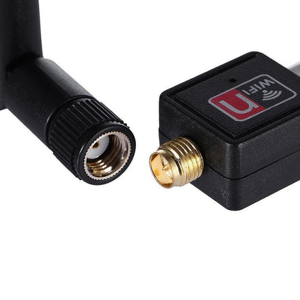 802.11AC AC600 USB WiFi Wireless Adapter Dongle WPS 5GHz Dual Band 5dBi Antenna - Aimall