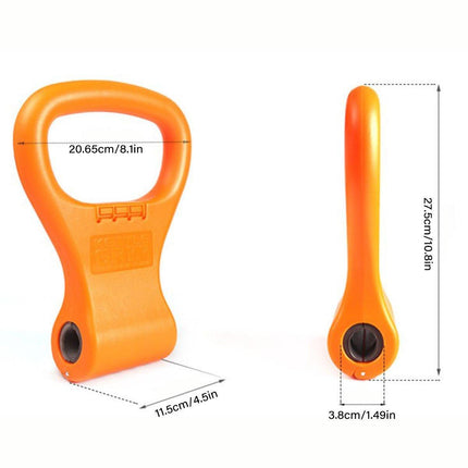Comfortable Kettlebell Grip Adjustable Clamps Handle Dumbbells to Kettlebells